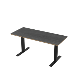 Mesa Anma Ébano Preto com os pés pretos