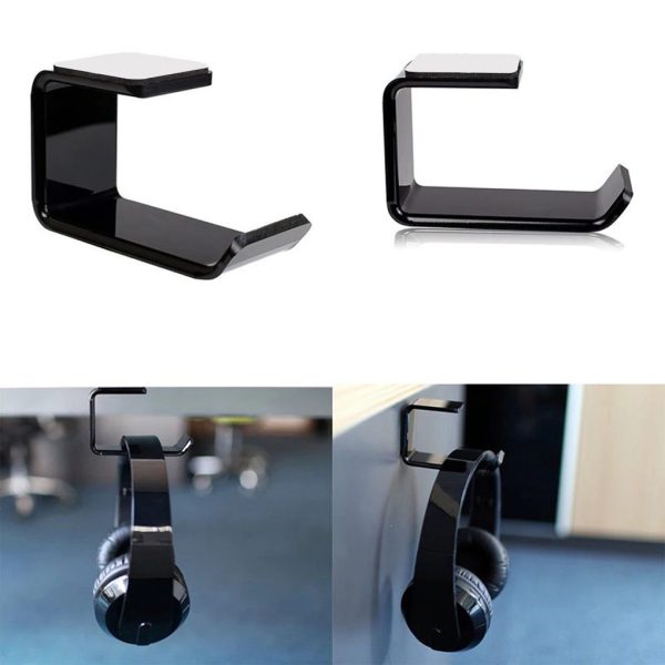 Anma Suporte Para Fone de Ouvido / Headset em Acrílico Auto Adesivo