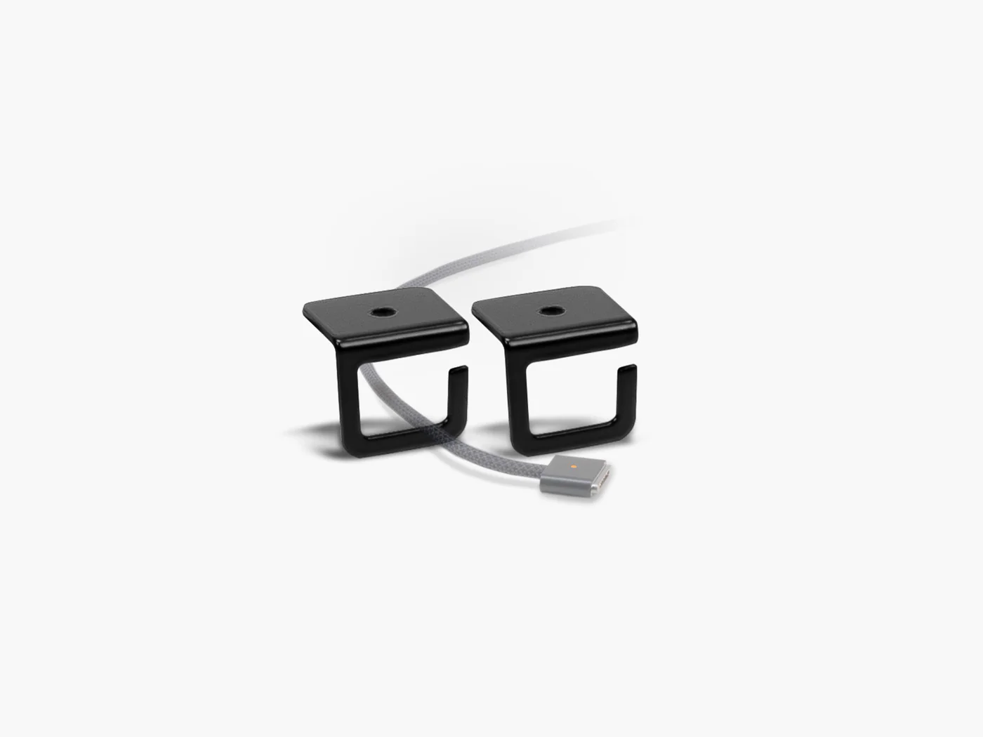 Kit 02 Suportes Organizador de Cabos Modular