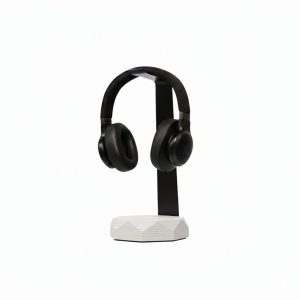 Suporte para headset, headphone Anma White com preto