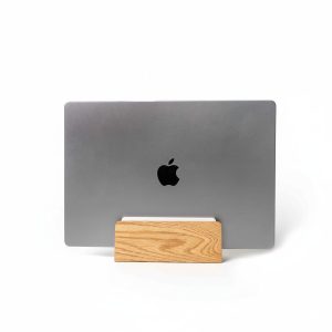 Suporte Vertical Notebook Anma Cerejeira com branco
