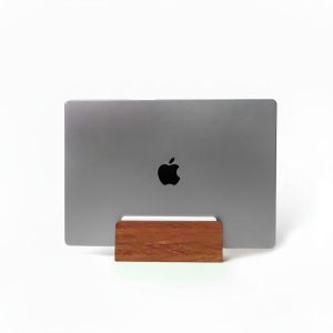 Suporte Vertical Notebook Anma Mogno com branco