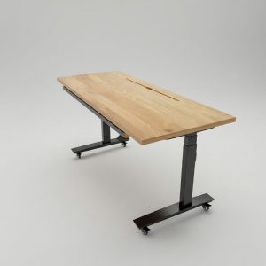 Anma DeskStudio Mesa com regulagem de altura Cerejeira