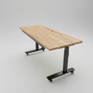 Anma DeskStudio Mesa com regulagem de altura Teca Escura