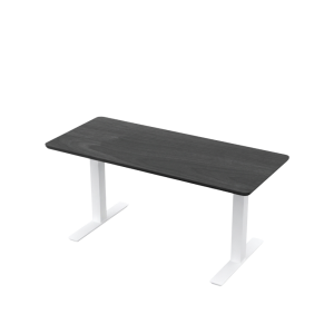 Mesa Anma Black com os pés brancos